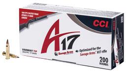 CCI A17 17HMR 17gr. Varmint Tip 200 round box