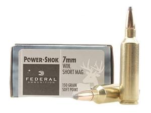 Federal Premium Power-Shok 7MM WSM Soft Point 150GR 20Rds