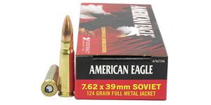 Federal American Eagle 7.62x39 124GR FMJ 20Rds