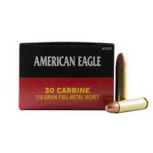 Federal American Eagle 30 Carbine 110GR FMJ 50Rds