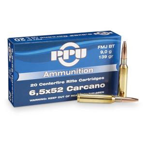 Prvi Partizan 6.5x52 Mannlicher-Carcano 139gr FMJ BT 20Rds