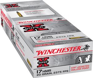 Winchester Super-X 17 HMR 20 GR XTP JHP 50 Rds