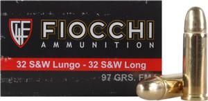 Fiocchi 32 S&W Long 97GR FMJ 50 Rds