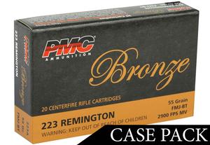 BRONZE .223REM 55GR FMJBT 1000RD CASE