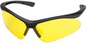 Champion Open Black Frame/ Yellow Lens Shooting Glasses