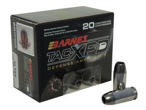 Barnes Tac Xpd Ammunition 45 Acp 185 Grain Tac Xp Hollow Point