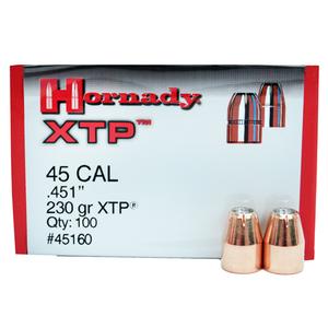 Hornady 45 Cal .451 230 gr HP XTP Bullets 100ct