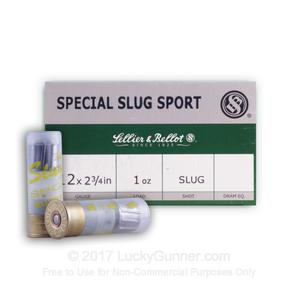Sellier & Bellot 12 Ga 2-3/4 1oz Special Sport Slug 25Rds