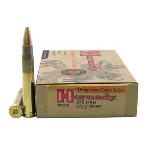 Hornady Dangerous Game 375 H&H 270gr InterLock SP-RP 20Rds