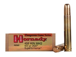 Hornady Dangerous Game 458 Win 500 gr DGS 20Rds