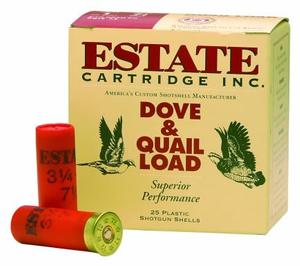 Estate 12 Ga 2-3/4 1-1/8 oz 1255 fps #6 Shot 25RDS