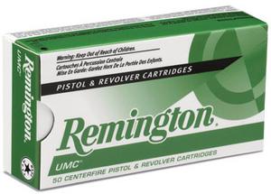 Remington 380 ACP Metal Case 95 GR 955 fps 50 RDS