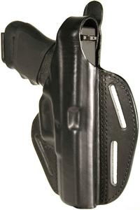 BLACKHAWK! Pancake Leather Concealment Holster GLOCK 17/22 Right Hand Black 