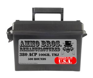 REMANUFACTURED 380ACP 100 GR 500/BX