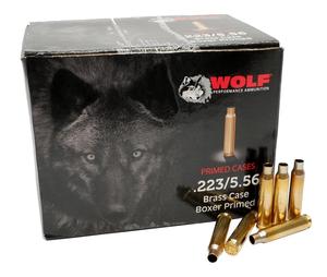 WOLF 223 PRIMED CASES 250 CT
