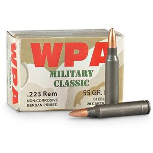 WOLF 223 55GR FMJ