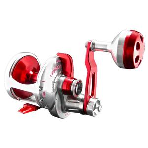 BOSS VALIANT 2-SPEED REEL SILVER/RED BV2-600