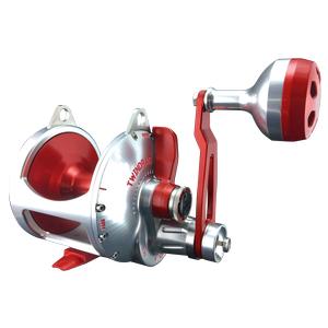 BOSS VALIANT 2-SPEED REEL SILVER/RED BV2-800