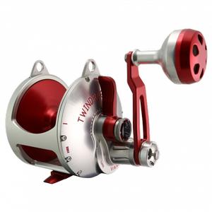 BOSS VALIANT 2-SPEED REEL SILVER/RED BV2-1000