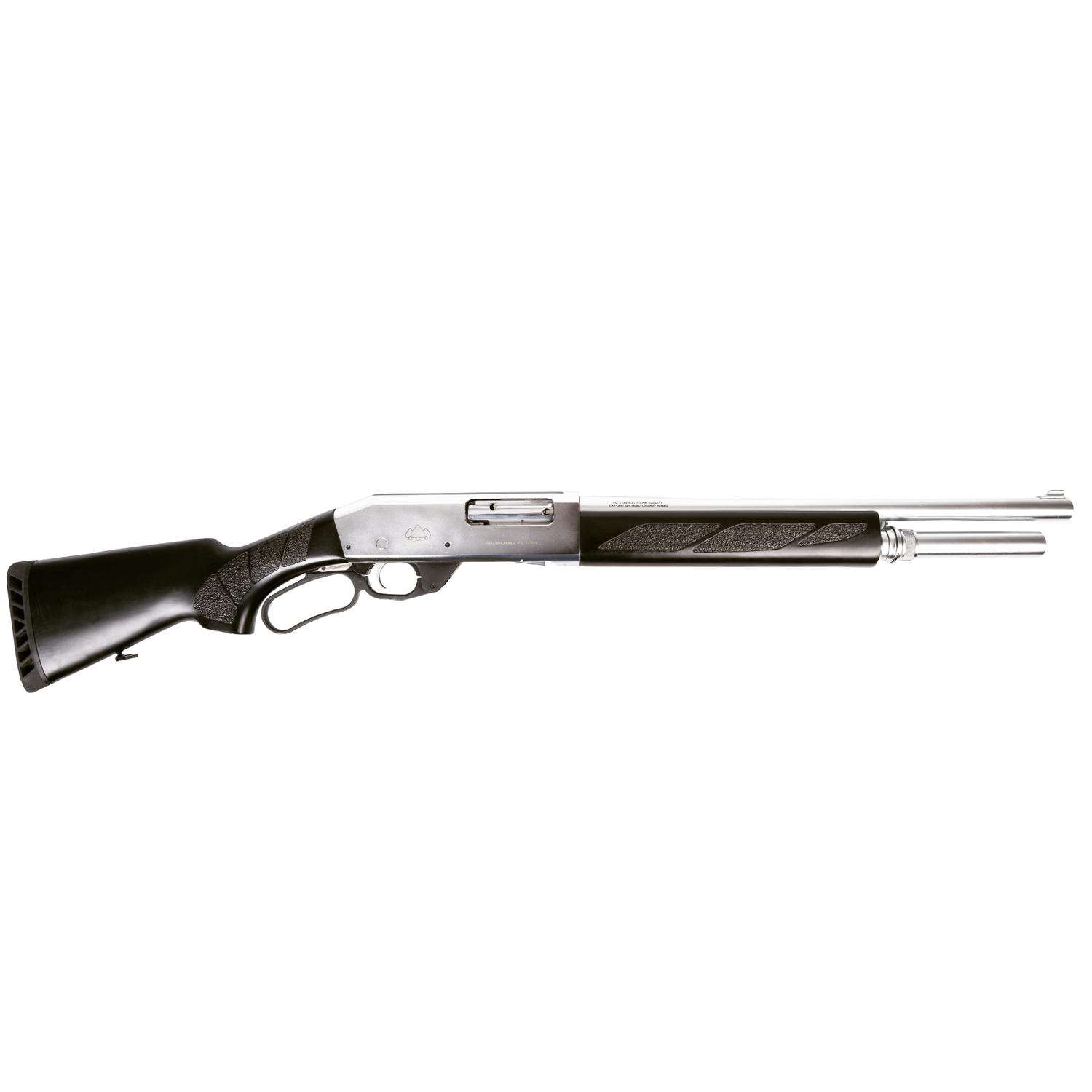 Ammo Bros Black Aces Tactical Lever Action 12ga 18 5in Stainless Black