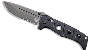 275 ADAMAS MANUAL FOLDING KNIFE 3.82IN CRUWEAR SERRATED TUNGSTEN GREY