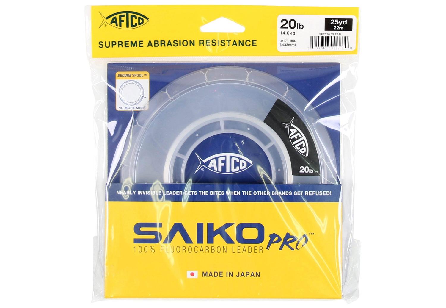 Saiko Pro 100% Fluorocarbon 80lb x 25yds