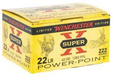 SUPER-X POWER POINT 22LR 40GR 222RDS