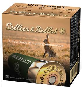 S+B  HUNTING 12 GA 2.75IN 9 PELLETS  00 BUCK 250RDS