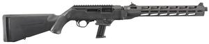 RUGER PC CARBINE 9MM 16IN BLK FLUTED W/ RAIL