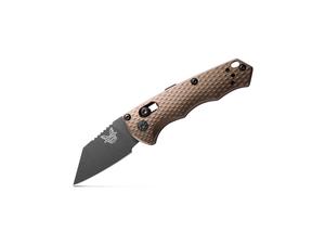 2950 PARTIAL AUTO IMMUNITY AUTO FOLDING KNIFE 1.95IN COLBALT BLACK/BURNT BRONZE