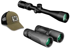 COPPERHEAD 4-12X44 RIFLESCOPE AND 10X42 BINO BUNDLE