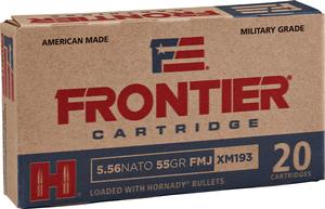 FRONTIER 5.56X45 NATO 55GR. FMJ 500RD CASE