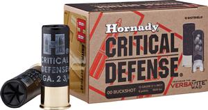 Hornady Critical Defense 12 GA 00 Buckshot 10Rds